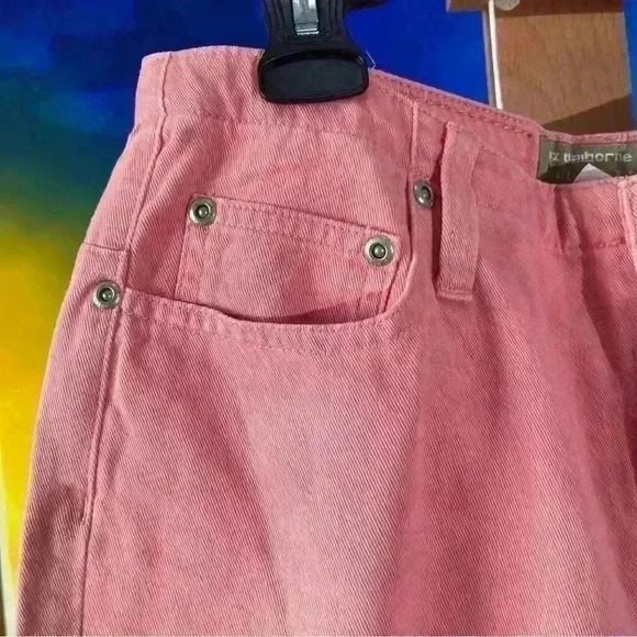 Vintage 90s Lizwear Pink Denim Jeans Pants 26” Waist - Picture 5 of 11